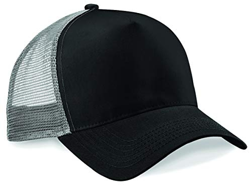 Beechfield: Snapback Trucker B640 one size,Black/Grey