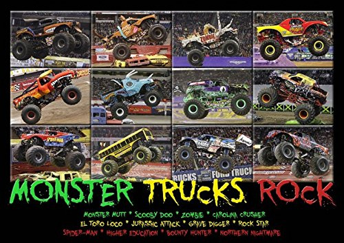 Moster, Namen, Truck, – Beste Qualität Poster. Echtes Foto. Tolle Dekoration für Wand. Größe A4