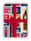 Kartenkaufrausch Hippes London Geschenkpapier Set mit englischen Symbolen für tolle Geschenk Verpackung, 4 Bögen Musterpapier, Dekorpapier zum basteln 32 x 48cm