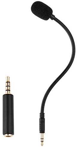 Smays Microphone Replacement for Rig 400 Gaming Headset, Turtle Beach, PS4 Headphone - 3.5mm Detachable Mic Attachment