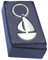 SILBERKANNE Schlüsselanhänger Segelboot 8,5x3,5 cm Silber Plated Premium versilbert. Edel verpackt in einem eleganten Etui