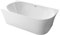 Vasca da bagno freestanding NOVA SLIM LINE - bianco lucido - installazione a sinistra - Senza rubinetteria, Senza sistema di drennaggio, 170 x 78 cm