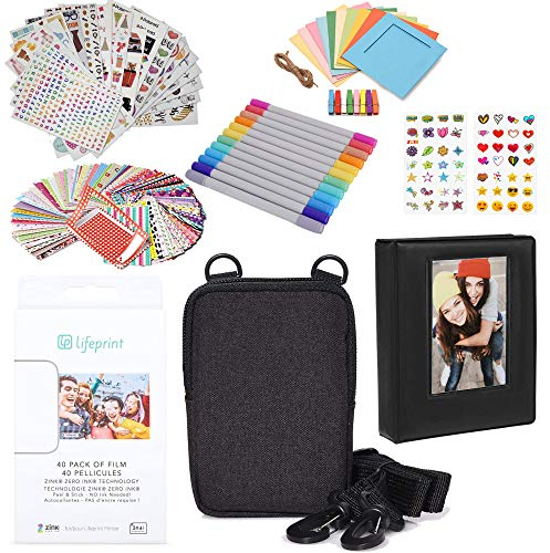 Lifeprint Premium Zink Fotopapier, 7,6 x 10,2 cm, 40 Stück