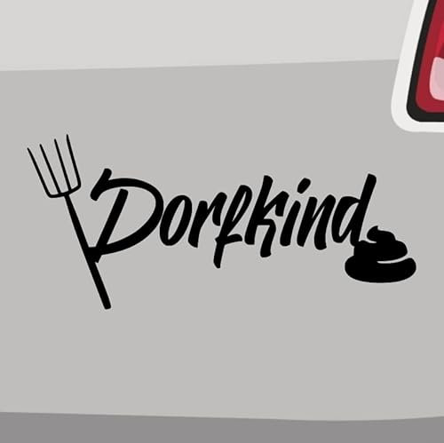 Dorfkind Aufkleber -6 Größen- Mistgabel Kuhstall Wirtshaus Bayern Natur Bienen