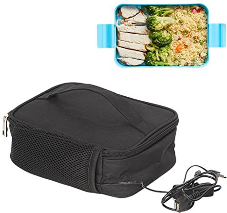 VENTDOUCE Four portable personnel, boîte à lunch électrique chauffe-aliments USB avec sac chauffant pour réchauffer les repas au bureau, en voyage, repas-partage et à la aison