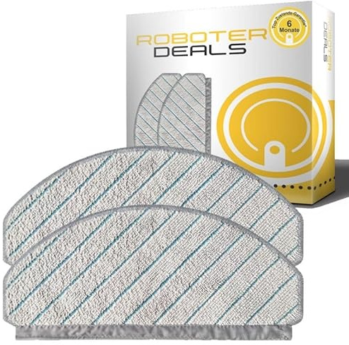 Roboter Deals - Wischpads, Ersatzpads, Mopp (2 Stück) für Ecovacs Deebot X1 Plus Staubsaugroboter