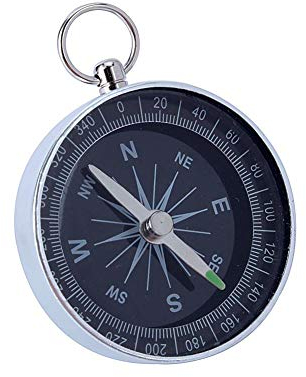 BOROCO Kompass Outdoor Sportkompass Tragbarer 44 Mm Taschenkompass Professioneller Wasserfest und Stoßfest Marschkompass für Outdoor Camping Wandern Sport Navigation Wandersport