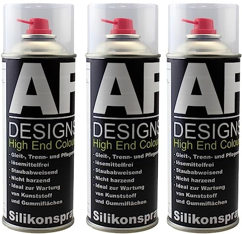 Lubrifiant silicone 3 x 400 ml - Lubrifiant pour plastique et caoutchouc