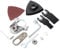 Gralara Accesorios de multiherramienta oscilante, adaptador de amoladora, convertidor oscilante, herramienta eléctrica multifunción, multiherramienta, M14