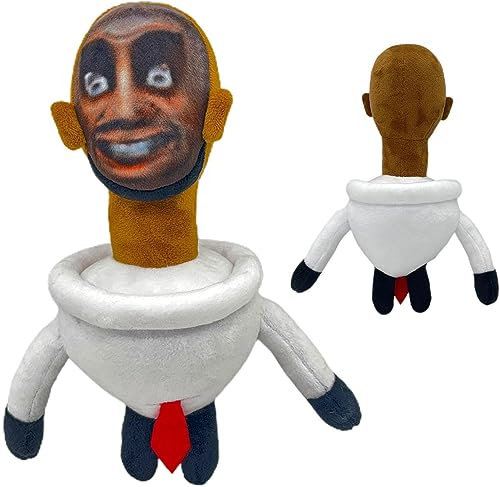 LKNBIF Toilet Speakerman Bosses Plush Doll, Funny Game Cartoon Stuffed Toys for Kids