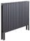 Axim Double Panel Designer Anthracite Radiators High BTUs Heat - 820mm (w) x 800mm (h)
