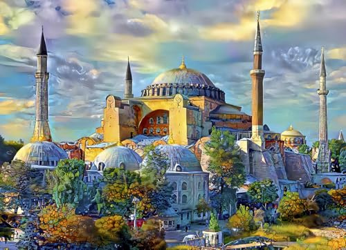 Puzzle 1000 Teile - Hagia Sophia, Istanbul, Turkey