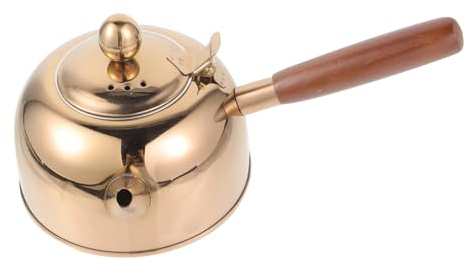 LeGDOr Stainless Steel Teapot Stainless Steel Kettle Tea Pots for Loose Tea Beverage Water Pitcher Portable Tea Kettle Kitchen Water Kettle Stainless Steel Water Jug Handheld Water Heater