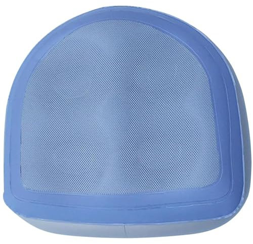 Peosaard Sedile Gonfiabile, Sedile per Vasca idromassaggio Impermeabile con Mesh, sedili della Vasca idromassaggio Non Slip con 4 Ventose per Piscina, Spa (18.5x14.6x5.9)