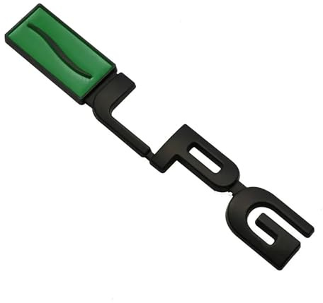 Aqxyju 3D Metall LPG ECO Logo Auto Refit Emblem Tür Aufkleber Abzeichen Auto Körper Dekor Aufkleber Auto Styling Personalisierte Auto Aufkleber(LPG Black)