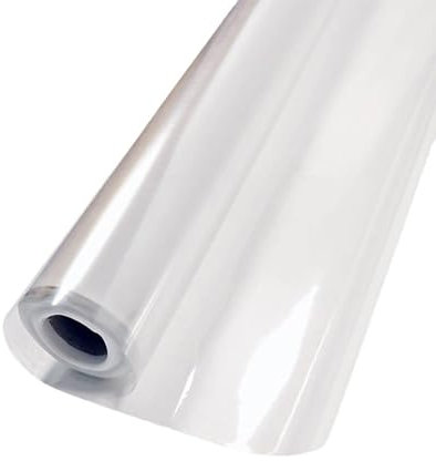 Werownsgso Transparent Wandschutzfolie Selbstklebender Statischer Wandaufkleber Spritzschutz Küchenrückwand Folie Abwaschbar Dekofolie für Wände, Küche, Büro 40X500cm