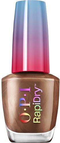 OPI RapiDry™ Smalto ad Asciugatura Rapida - Smalto Marrone Rosa, Awe of a Sudden - Smalto ad Asciugatura Rapida, Vegano e a Prova di Sbavature (9ml)