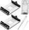 GATSUZG 2 Pack AM4 CPU Backplate & Heatsink Mounting Bracket for AMD Motherboards(X570/B550/A520), Cooling Fan Heatsink Retention Plate for Water & Air Cooling, with Screwdriver, Mini Scraper