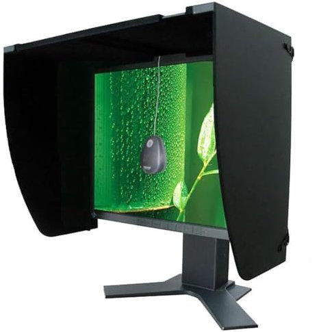 GXGSDM 27-inch display Monitor Hood Sunshade, Screen sun visor Adjustable Monitor Hood, All-Sides Coverage Sun Shade for Dell HP Viewsonic Philips Samsung Lenovo ASUS LG EIZO NEC ACER
