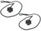 THRU Kompatibel Mit Mini Für R50 R52 Für R53 R56 Für R60 R61 F55 F56 Für F60 2 Stück Paket Heckklappe Kofferraum Hutablage Riemenschnur 1K6863447A Kofferraumseil