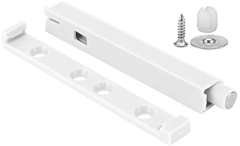 Push-to-Open-Türverschlüsse, magnetische Druckverschlüsse, Türdämpfer, Küchenschrank, Tür, Schublade, Haushaltsbedarf für Wohnmobil-Türdämpfer, großer Kleiderschrank (Weiß klein)