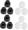Toddmomy 20pcs Plastic Push Pull Caps, Reusable Bottles Caps Replacement Portable Bottle Water Lid Screw Top Accessories Sports