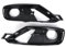 OUSDUO Für B&MW F30 F31 2012-2015 Links Rechts Schwarz Glänzende Frontstoßstange Mit Teilweise Offenem Gitter Nebelscheinwerfergitter Aus Kunststoff Front Kühlergrille(Grille)