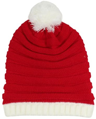 GKYQVE Themenparty Stricker Weihnachtsmütze Weihnachtsfeier Für Alle Altersfestival Santa Caps Family Geting Requisis Weihnachtsfamilienfamilie