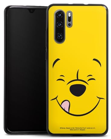Silikon Hülle kompatibel mit Huawei P30 Pro New Edition Case schwarz Handyhülle Winnie Puuh Offizielles Lizenzprodukt Disney