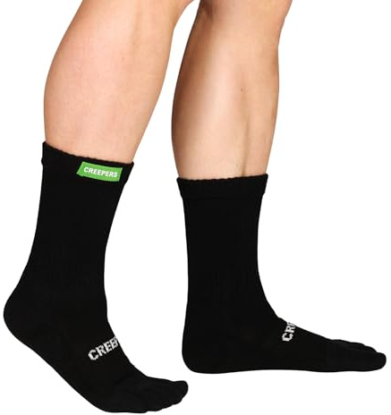 Creepers Merino Wool Boot Socks – Midweight Cushioned Toe Socks for Hiking & Outdoor Use
