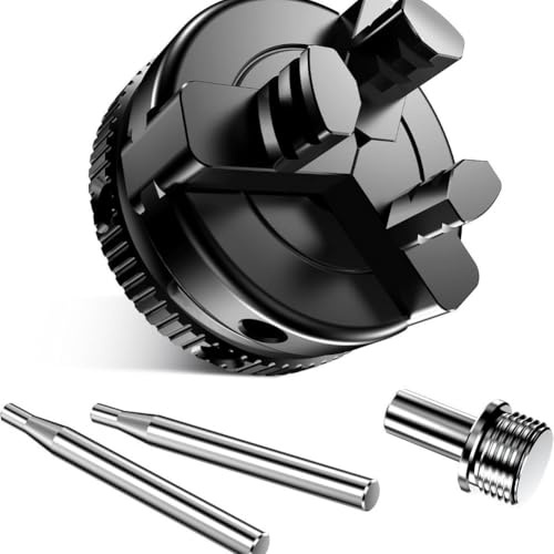 SPORTARC Mini mandrino per tornio da 2 pollici, mandrino autocentrante a 3 ganasce per la lavorazione del legno, filettatura M18 x 1,5 per ArtyMaster WM101, in acciaio legato