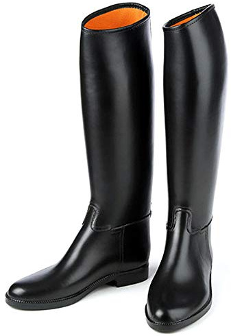 Ovation Derby/Cottage - Men's Lined Rubber Riding Boot 9 Reg Black