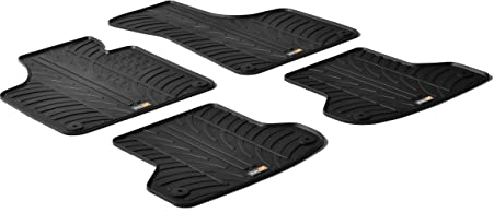Travall Mats Gummifußmatten Kompatibel Mit Audi A3 3 Türer (2003-2012) A3 Sportback (2004-2012) TRM1122 - Allwettermatten Nach Maß Fussmatten Set