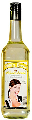 Willi´s BieneWilliams Christ Birnenbrand mit reinem Bienenhonig 30% vol Acl 700ml