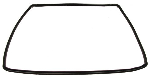 New World - Guarnizione in gomma per sportello del forno, 4 lati, con clip angolari arrotondate