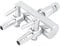 sourcing map Aquarium 2-Way Air Flow Splitter Distributor Pump Valve, 8 mm to 4 mm