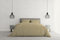 Elegant Set Copripiumino Matrimoniale Microfibra, lavorato in Italia - Parure Copri Piumino - Sacco Piumone 250x200 cm con Patella e Federe Cuscino, Panna, Matrimoniale