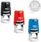 Stempel Colop Printer R 24 | mit individueller Textplatte/Logo | Ø 24 mm - 4 Zeilen rund