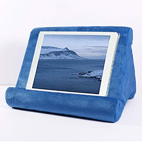 ConPush Kissenständer, Buchablage, Tablet-Sofa, Laptop-Kissenhalter, Mini-Tablet-Computer-Tablet-Halter, E-Reader, Smartphones (Königsblau)