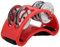 Tambourin à pied avec double rangée pour accessoire Cajon Box Drum(rouge) accessoires de jeu