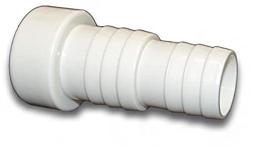 TS-TRADES Schlauchtülle Abgestuft Ø32 / 38 mm x Klebestutzen Ø50 (DN50) / Verbinder Fitting/für Pool Garten Teich etc.