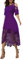 Minetom Donna Pizzo Vestito Lungo Elegante Pizzo Taglie Forti Vestiti da Cerimonia Cocktail Sera Fuori dalla Spalla Maxi Abito Casual Estivi Abiti A Viola M