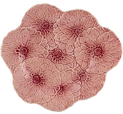 Bordallo Pinheiro Maria Flor Dahlia Dinner Plates, Set of 4