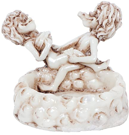 Pinkdesh Polyresin Jamaikaner Making Love Aschenbecher für den Innen- und Außenbereich