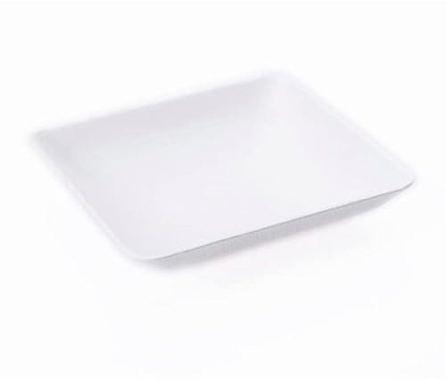 50 Canape Square Bowls, Bagasse Small Serving Bowls, Mini Dessert Dish, Eco-Friendly Disposable Canape Bowls, 65mm (Square Bowls)