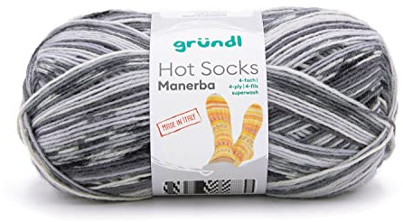 gründl Gründl Hot Socks Manerba Sockenwolle 4-fädig 100g 420m