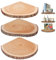 Schwebende Eckregale (3 Stück Holz-Eckregal, rustikale Eckregale, Wandregal, Eckregal für Dekoration/Aufbewahrung/Küche/Schlafzimmer/Büro/Wohnzimmer