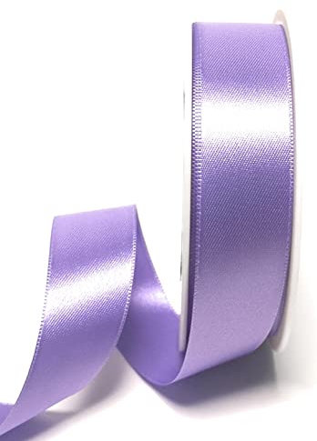 s.dekoda Satinband 25m x 25mm Flieder Schleifenband Dekoband Satin