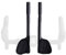 RXL SL Triathlon-Lenker für Rennrad 31,8 mm Aero Bars 340 mm Carbon Triathlon Bike Handlebar Schwarz/Grau 3K Glänzend/Matt ca. 320 g