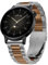 Hiseus Correa Reloj Compatible con Huawei Watch GT 3 42mm / GT 3 Pro 43mm / GT 2 42mm, Recambio Pulseras Reloj Acero INOX Correa Metal Compatible con GT2 / GT3 42mm (Plata/Oro Rosa)